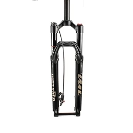 GYWLY Repuesta GYWLY 26 / 27.5 / 29 Pulgadas Bicicleta de Montaña Suspensión Neumática Horquilla Delantera 1-1 / 8" Viaje 100mm 220 28.6mm Remoto Cerradura Tubo Recto (Color : Black, Size : 26in)