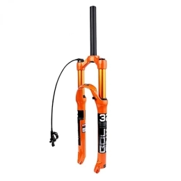 QQY Tenedores de bicicleta de montaña Horquilla de bicicleta MTB, tenedor de bicicleta de montaña, aleación de magnesio, suspensión neumática, 26, 27.5 y 29er pulgadas, 32 HL RL100 mm, tenedor para bicicleta MTB (línea recta, 29er)