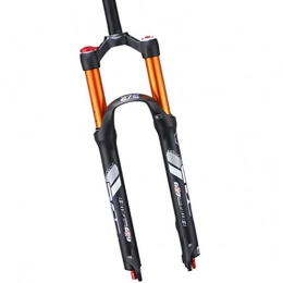 Bikettbd Tenedores de bicicleta de montaña Horquilla de Bicicleta MTB Ultraligero Control de Hombro Aluminum Alloy 26 27.5 29 Inch Mountain Bike Horquilla de Air Suspensión Recorrido: 100 mm (Color : A, Size : 26 Inch)