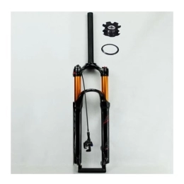 FukkeR Repuesta Horquilla De Suspensión Air MTB Bicicleta E-Bikes De 26 27.5 29 Pulgadas 1 1 / 8'' Tubo Recto Mountain Bike Front Horquillas De Viaje 100mm QR 100mm×9mm ( Color : Black glossy remote , Size : 27.5inch )