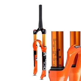 TYXTYX Repuesta Horquilla de suspensión de Bicicleta MTB 26 / 27.5 / 29 Pulgadas Naranja Tubo de Cono de Ajuste de Rebote de Aire 39.8 mm QR 9 mm Viaje 105 mm HL / RL Horquillas de Bicicleta Amortiguador de