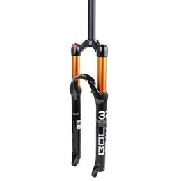 CXZDP Tenedores de bicicleta de montaña Horquilla De Suspensión MTB Para Bicicleta 26 / 27.5 / 29"Tubo Recto / Tubo Cónico Recorrido 120 Mm Ultraligero Horquilla De Bicicleta MTB Horquilla Neumática A, 27.5 inches