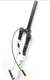 MAXCBD Tenedores de bicicleta de montaña Horquilla de suspensión neumática MTB 26 / 27.5 / 29 pulgadas Horquilla delantera de suspensión MTB, horquilla de bicicleta de montaña de 1-1 / 8" Control de línea Contro de hombro Recorrido bloqueable: 100
