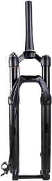 JKAVMPPT Tenedores de bicicleta de montaña Horquilla de suspensión neumática MTB de 27, 5 y 29 pulgadas, horquillas delanteras for bicicleta de montaña de 100mm, Control de línea de tubo cónico de 1-1 / 2 ", aleación de magnesio ( Color : Thru Ax
