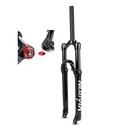 QHYXT Repuesta Horquilla de suspensión neumática para Bicicleta de montaña, 26 / 27, 5 / 29 Pulgadas, Tubo Recto, Freno de Disco, Horquilla neumática, Recorrido, 100mm QR, 9mm, Accesorios de Bicicleta