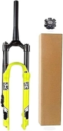 JKAVMPPT Tenedores de bicicleta de montaña Horquillas de suspensión for bicicleta MTB, horquilla de suspensión de 26 27, 5 29 pulgadas, amortiguador de aire, freno de disco, horquilla delantera for bicicleta de montaña, accesorios de viaje de 1