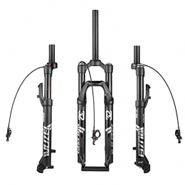 hyywmgx Tenedores de bicicleta de montaña hyywmgx Horquilla de suspensión MTB 26 27, 5"29 Pulgadas, Tubo Recto Bloqueo Remoto Bicicleta de montaña Horquilla amortiguadora Recorrido 120 mm (Bloqueo Remoto 26 Pulgadas)