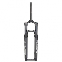 KQBAM Tenedores de bicicleta de montaña KQBAM Horquillas De Ciclismo 26 27.5 29 Horquilla De Suspensión De Bicicleta Eje Pasante Freno De Disco De 15 Mm Horquilla De Aire MTB Dh Suspensión De Bicicleta Recorrido 105 Mm A