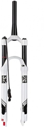LYYCX Tenedores de bicicleta de montaña LYYCX Horquilla Delantera de Bicicleta Montaña 26 27, 5 29 Pulgadas, Viaje 140mm Aleación Magnesio Tubo Recto / cónico de 1-1 / 8"Ajustable Horquillas Suspensión Neumática Para Bicicleta Accesorios Para Bic