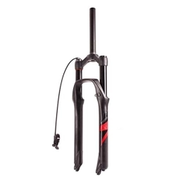 LYYCX Tenedores de bicicleta de montaña LYYCX Montaña Bicicleta Horquillas de Suspensión 26" 29er MTB Horquilla 27.5 Pulgada, Aleación Ligera 1-1 / 8" Choque Efectivo Viaje: 120MM - Negro (Color : Red Label, Size : 29 Inches)
