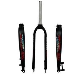  Tenedores de bicicleta de montaña MTB helados horquillas rígidas, Ultralight aleación de aluminio de 26 / 29inch Tenedor Accesorios de bicicletas Para Soporte hidráulico del freno de disco, Red-29 inch