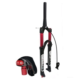 NESLIN Tenedores de bicicleta de montaña NESLIN Horquilla para Bicicleta De Montaña, con Sistema De Amortiguación Ajustable, Adecuada para Bicicleta De Montaña / XC / ATV, 26-Tapered Remote Lock