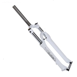 NESLIN Tenedores de bicicleta de montaña NESLIN Horquilla para Bicicleta De Montaña, con Sistema De Amortiguación Ajustable, Adecuada para Bicicleta De Montaña / XC / ATV, 26-White1