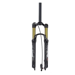 NESLIN Repuesta NESLIN Horquilla para Bicicleta De Montaña, con Sistema De Amortiguación Ajustable, Adecuada para Bicicleta De Montaña / XC / ATV, 26IN-Straight-télécommande -Gold