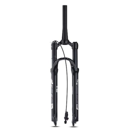 NESLIN Tenedores de bicicleta de montaña NESLIN Horquilla para Bicicleta De Montaña, con Sistema De Amortiguación Ajustable, Adecuada para Bicicleta De Montaña / XC / ATV, 26IN-Tapered-Remote-Black