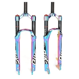 NESLIN Tenedores de bicicleta de montaña NESLIN Horquilla para Bicicleta De Montaña, con Sistema De Amortiguación Ajustable, Adecuada para Bicicleta De Montaña / XC / ATV, 27.5