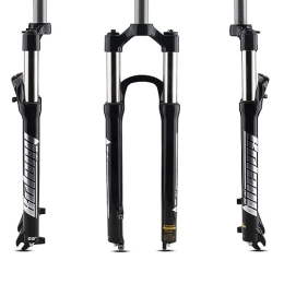 NESLIN Tenedores de bicicleta de montaña NESLIN Horquilla para Bicicleta De Montaña, con Sistema De Amortiguación Ajustable, Adecuada para Bicicleta De Montaña / XC / ATV, 29in-Noir