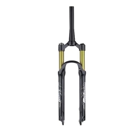 NESLIN Tenedores de bicicleta de montaña NESLIN Horquilla para Bicicleta De Montaña, con Sistema De Amortiguación Ajustable, Adecuada para Bicicleta De Montaña / XC / ATV, 29IN-Tapered-Manual-Gold