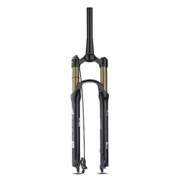 NESLIN Tenedores de bicicleta de montaña NESLIN Horquilla para Bicicleta De Montaña, con Sistema De Amortiguación Ajustable, Adecuada para Bicicleta De Montaña / XC / ATV, 29IN-Tapered-Remote-Gold