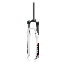 NESLIN Tenedores de bicicleta de montaña NESLIN Horquilla para Bicicleta De Montaña, con Sistema De Amortiguación Ajustable, Adecuada para Bicicleta De Montaña / XC / ATV, Bianco