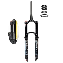 NESLIN Tenedores de bicicleta de montaña NESLIN Horquilla para Bicicleta De Montaña, con Sistema De Amortiguación Ajustable, Adecuada para Bicicleta De Montaña / XC / ATV, Tapered Manual Lockout-26 Inch