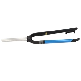 Pasamer Tenedores de bicicleta de montaña Pasamer Horquilla Delantera de Bicicleta con suspensión, Horquilla Fija de Bicicleta de montaña de Aluminio FKA262, Rotor de Alta Resistencia de 160mm para 26 Pulgadas Azul Negro