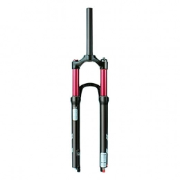 QDY Tenedores de bicicleta de montaña QDY-Horquilla de Suspensión para Bicicleta MTB 26 / 27.5 / 29 Pulgadas, Horquilla Delantera Recta, Bloqueo Manual, 27.5in