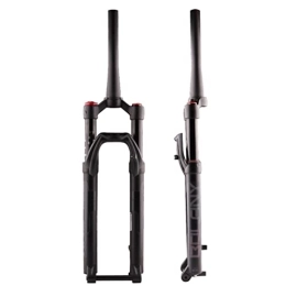 QHYRZE Tenedores de bicicleta de montaña QHYRZE 26 / 27.5 / 29 Pulgadas Aire Suspensión Horquilla Bicicleta Montaña MTB Disco Freno Horquillas Rebote AjusteHorquilla 100mm Recorrido 15x110mm Eje Pasante 1-1 / 2 HL 1750g