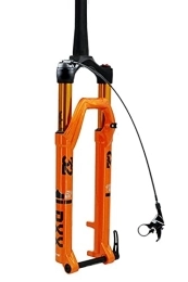 QHYXT Repuesta QHYXT Horquilla de suspensión 26 / 27.5 / 29 Pulgadas Bicicleta de Montaña Horquillas de Suspensión Amortiguador de Aire Freno de Disco MTB Bicicleta de 1-1 / 8"con Ajuste de Rebote 105mm Vi