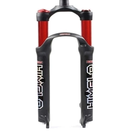 QHYXT Tenedores de bicicleta de montaña QHYXT Horquilla de suspensión MTB Horquilla de suspensión neumática 26 / 27, 5 / 29 Pulgadas Aleación de magnesio Horquilla Delantera de Bicicleta de montaña Rueda QR Recta de 1-1 / 8"1720g