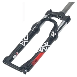 QHYXT Repuesta QHYXT Horquilla de suspensión neumática para Bicicleta de montaña, aleación de Aluminio de 24 Pulgadas, Carrera de Horquilla mecánica, Control de Hombro de 100 mm, Accesorios para Bicicletas