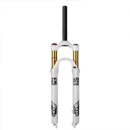 QXFJ Tenedores de bicicleta de montaña QXFJ 26 / 27.5 / 29 Pulgadas MTB Horquilla, Horquilla Aire / Tubo Recto 28.6 * 220 Mm 1-1 / 8 ” / Carrera 100 Mm / 160 Mm Freno Disco / DiáMetro Pata Horquilla 38Mm / Apertura Engranaje 100 Mm