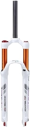 SJPQZDDM Repuesta SJPQZDDM Fahrrad Federgabel Mountainbike Gabel 26 27.5 en 1-1 / 8"Suspensión, Ajuste de amortiguación MTB Air Fork Aleación 9mm Horquilla Delantera de Montaña (Color : White, Size : 27.5inch)