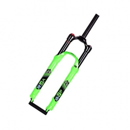 Waui Tenedores de bicicleta de montaña Waui Horquilla de suspensin de MTB de 29 Pulgadas, Control de amortiguacin de Control de Freno de Disco de aleacin de Aluminio de Bicicleta de montaña 1-1 / 8"Viaje 100 mm