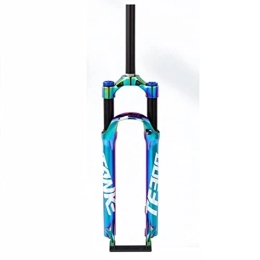 WRNM Tenedores de bicicleta de montaña WRNM Horquilla Bicicleta 27, 5 / 29 Pulgadas Bicicleta Horquilla Delantera MTB Suspensión De Aire Ultraligero Ajuste De Rebote Tubo Recto QR 9mm Horquilla De Bicicleta De Montaña Viaje 110mm