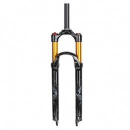 WSJ Tenedores de bicicleta de montaña WSJ - Horquilla de suspensión para Bicicleta de montaña, 1-1 / 8 '28.6 mm, aleación Ligera de magnesio, MTB, Bloqueo de suspensión, Recorrido del Hombro: 100 mm