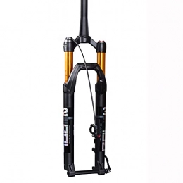XYSQ Tenedores de bicicleta de montaña XYSQ 27, 5 29 Pulgadas Horquilla Suspension MTB Recorrido De 100 Mm Aire del Eje del Barril Freno De Disco Control De Cables (Size : 27.5 Inch)