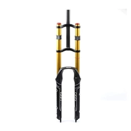 YQQQQ Tenedores de bicicleta de montaña YQQQQ Horquilla de Suspensión para Bicicleta de Montaña MTB 26 / 27.5 / 29 Pulgadas, Amortiguador de Recorrido de 130 mm, Doble Hombro, Descenso, Rappel (Color : 27.5 Inch)