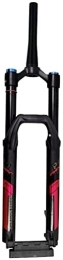 ZECHAO Tenedores de bicicleta de montaña ZECHAO 26 27.5 29 Pulgadas Bicicleta de montaña Hornera de suspensión Cuesta Abajo, DH Bifurcado Delantero 1-1 / 2 "Brazo de Disco 165 mm Viaje 15x110 mm a través del Eje con amortiguación Horquilla Su