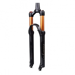 ZGYZ Tenedores de bicicleta de montaña ZGYZ Amortiguador de Horquilla de suspensión neumática MTB de 26 / 27, 5 / 29 Pulgadas, Control de Hombro de aleación de magnesio, Horquilla Delantera, Tubo Recto, 28, 6 mm, Freno de Disco QR de 9 mm