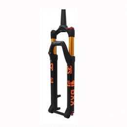 ZGYZ Tenedores de bicicleta de montaña ZGYZ MTB Amortiguador Horquilla Delantera Bicicleta de montaña 27.5 / 29 Pulgadas, Aleación de magnesio Eje pasante Bicicleta Suspensión Horquilla Amortiguación Tubo cónico Ajustable Freno de Disco