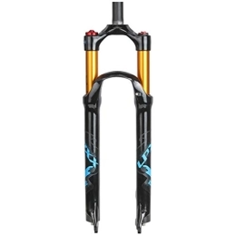 ZYHDDYJ Tenedores de bicicleta de montaña ZYHDDYJ Horquilla Bicicleta 26" Bicicleta De Montaña Horquilla De Suspensión, 1-1 / 8 ' Ligero Aleación De Magnesio MTB Bicicleta Tenedor De Gas Hombro Controlar 100mm (Color : C, Size : 29inch)