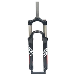 ZYHDDYJ Tenedores de bicicleta de montaña ZYHDDYJ Horquilla Bicicleta Bicicleta Horquilla de Suspensión 24 Pulgadas, Aleación de Aluminio 28, 6 Mm Tubo Recto Montaña Ciclismo MTB Freno de Disco Control de Hombro Recorrido 100mm