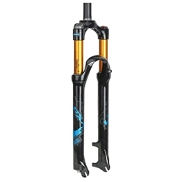 ZYHDDYJ Tenedores de bicicleta de montaña ZYHDDYJ Horquilla Bicicleta Horquilla de Suspensión 27.5 Bicicleta de Montaña Ligero Aleación de Magnesio 1-1 / 8 '' MTB Bike Horquilla de Gas Hombro Remoto Controlar 100mm (Color : B, Size : 29inch)