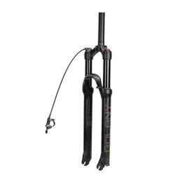 Zyy Tenedores de bicicleta de montaña zyy 26", 27.5", 29" Bicicleta De Montaña Horquillas De Suspensión Derecho Mojadura Ajuste Presión del Aire Horquilla Delantera Amortiguadora Horquilla De Gas Accesorios Cuesta Abajo