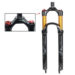 Zyy Tenedores de bicicleta de montaña zyy Bicicleta de Montaña Horquilla de Suspensión, 26 Pulgadas 1-1 / 8 '' Ligero Aleación de Magnesio MTB Bike Horquilla de Gas Hombro Controlar 100mm 9.17 (Color : A, Size : 27.5inch)