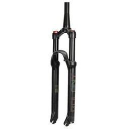 Zyy Tenedores de bicicleta de montaña zyy Montaña Suspensión para Bicicleta 26, Tubo Cónico Aleación De Aluminio Tortuga Regulación del Conejo MTB Viajar 100mm Negro 9.12 (Color : A, Size : 29inch)