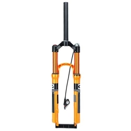 01 02 015 Mountain Bike Fork 01 02 015 Wire Control Front Fork, Strong Rigidity Bike Front Fork Anti‑Scratch Lubricating Coating for 26In Mountain Bike for Rebound Adjustment