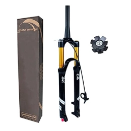 SJHFG Mountain Bike Fork 120 / 130 / 140mm Travel Bike Suspension Forks, 26 / 27.5 / 29 Inch Rebound Adjustment Disc Brake Air Mountain Bike Suspension Fork (Color : Tapered -120mm stroke, Size : 29inch)