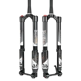 SuIcra Spares 26 27.5 29 Inch Air Supension Front Fork, 120mm Travel 1-1 / 2" Manual Lockout 15 * 110mm Axle Mountain Bike Inverted Fork Accessories